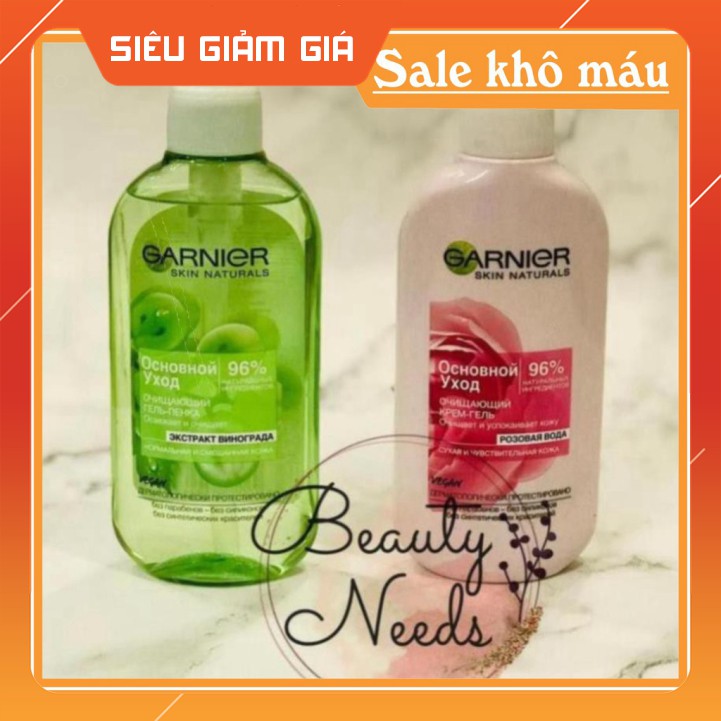 ( HÀNG NGA) GEL RỬA MẶT GARNIER SKIN NATURALS