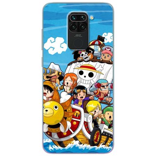 Ốp lưng Xiaomi Redmi Note 9, Note 9s, Note 9 Pro in hình Tàu Onepiece