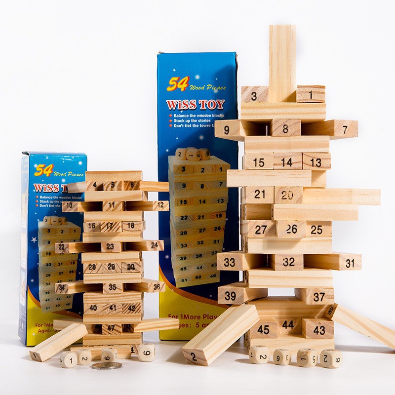 Bộ đồ chơi rút gỗ 54 thanh mini VRG0079843