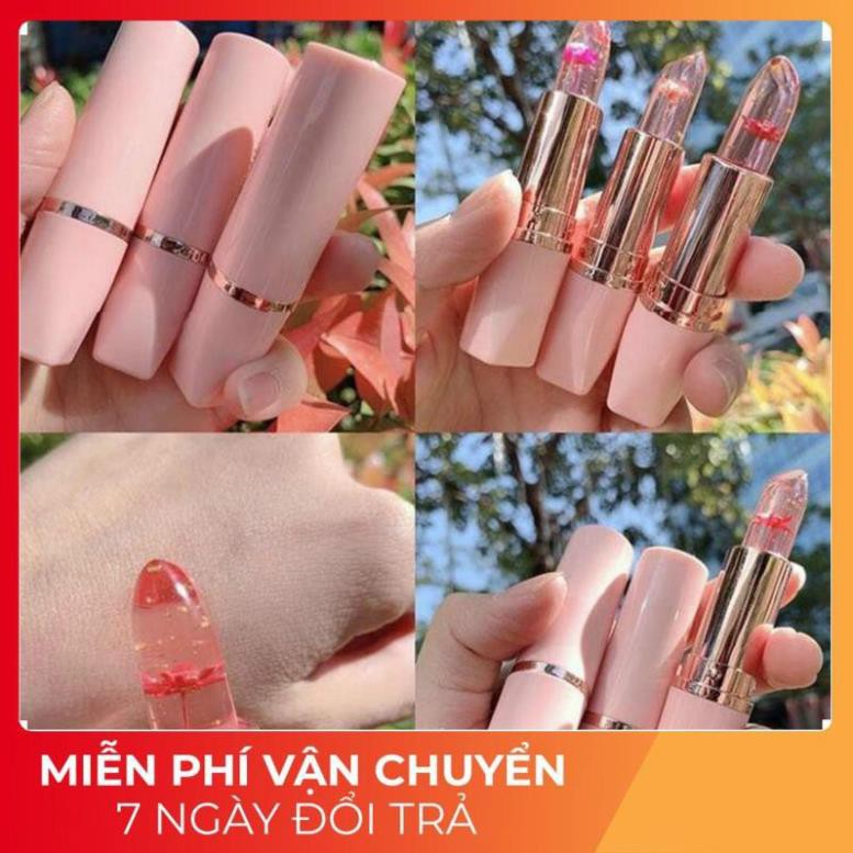 Son Thạch Ướp  Hoa ⚡️𝐅𝐑𝐄𝐄 𝐒𝐇𝐈𝐏⚡️ Son Thạch Đổi Màu Theo Nhiệt Độ | BigBuy360 - bigbuy360.vn