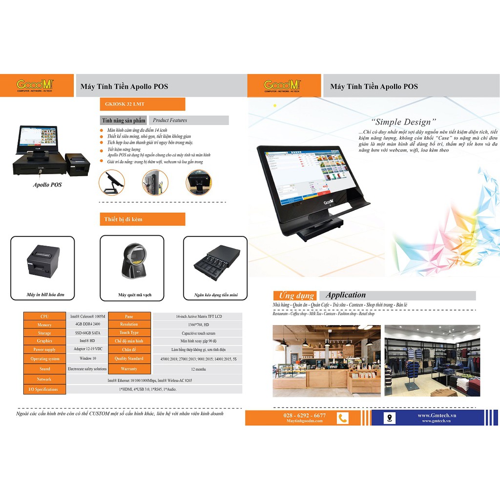 Máy tính tiền A - POS GM | BigBuy360 - bigbuy360.vn