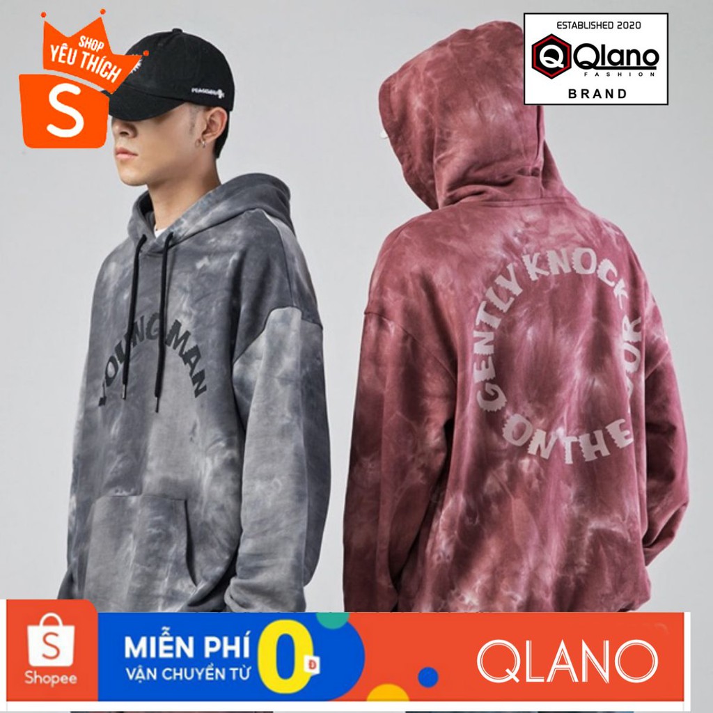 (Siêu hot)🌈 Hoodie nỉ Young man 🌈 qlano