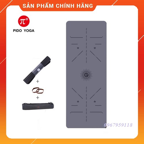 Thảm tập Yoga định tuyến Cao su tự nhiên PU Pido Cao Cấp -