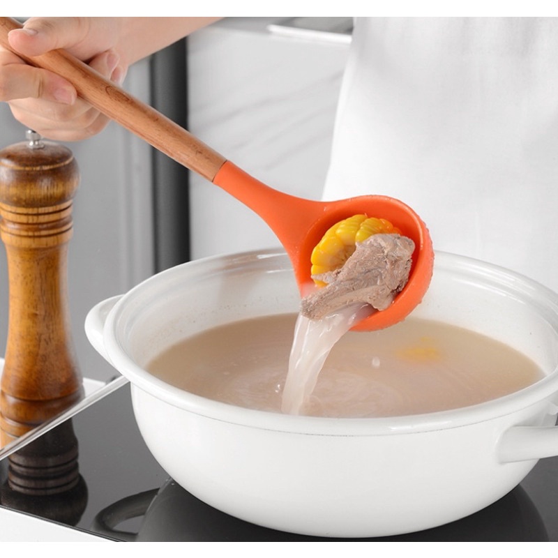 Bộ dụng cụ nấu ăn, làm bếp, làm bánh silicon nhiều mầu