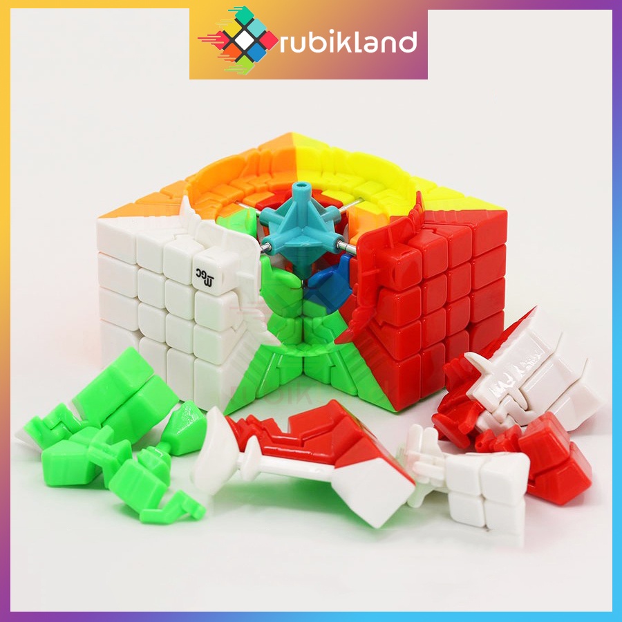 Rubik 7x7 YJ MGC 7x7 Có Nam Châm Stickerless Rubic Không Viền 7 Tầng Đồ Chơi Trí Tuệ Trẻ Em