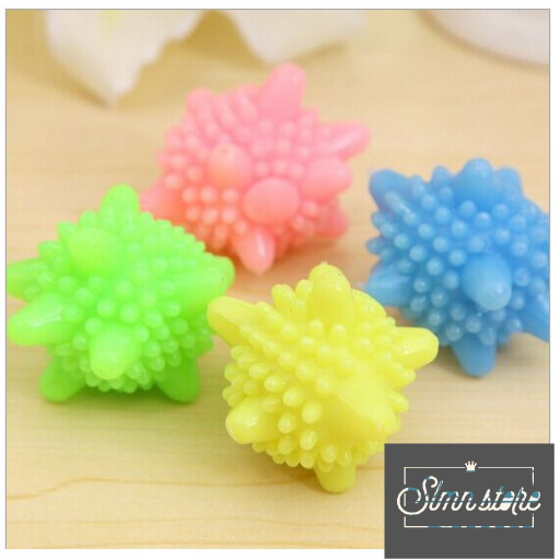 Bông Giặt Mini, Đánh Tan Vết Bẩn, Mùi Hôi và Vi Khuẩn. (Màu Ngẫu Nhiên). Slmn_BGMini