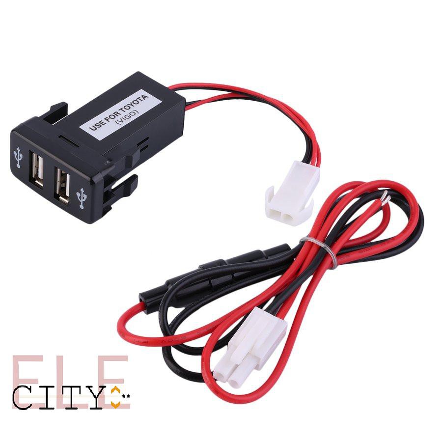 Bộ Sạc 22 Cổng Usb Cho Xe Toyota 5v 2.1a 1a