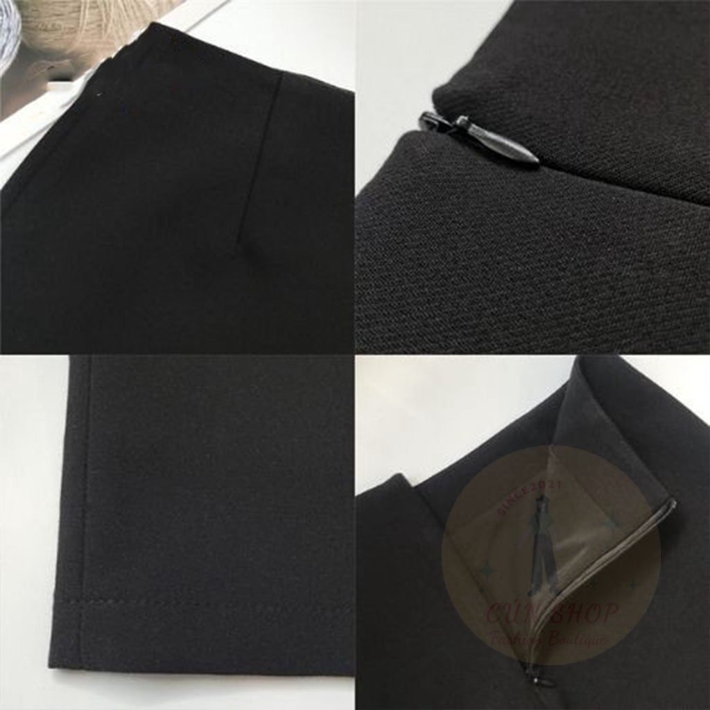Quần giả váy chữ A phối cúc siêu xinh cá tính - Cún Shop