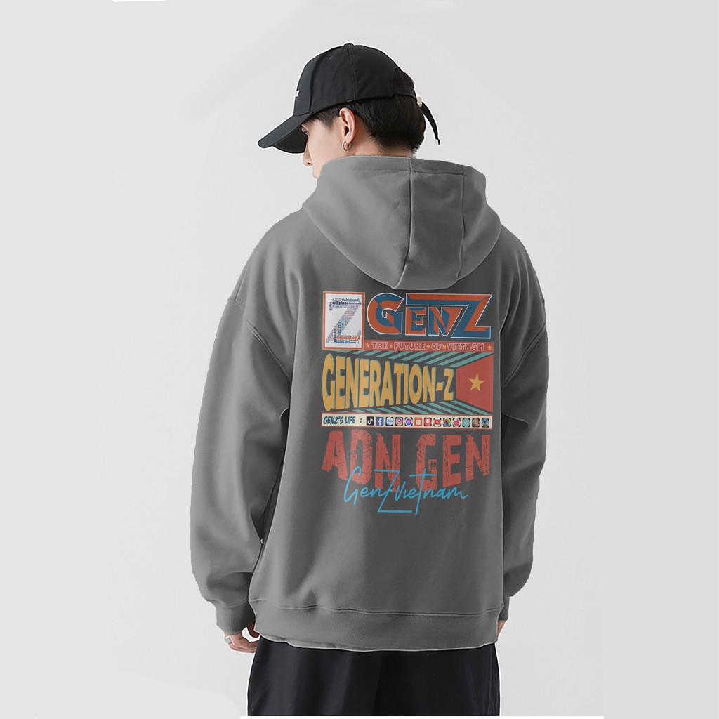 Áo hoodie nam nữ UNISEX - áo nỉ mũ hoodie thu đông phong cách thời trang ulzzang nhiều màu chất nỉ bông dày đẹp HD15 | BigBuy360 - bigbuy360.vn