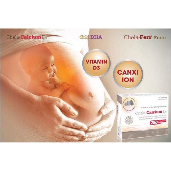Chela Calcium D3- Canxi hữu cơ cho bà bầu dễ hấp thu
