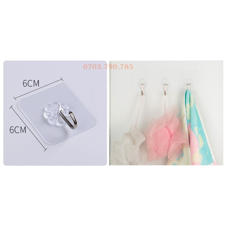 Móc treo đồ dán tường