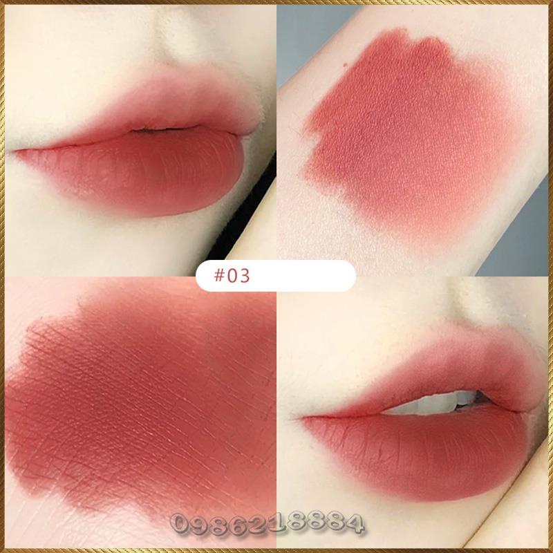 Son kem lì Daimanpu Soft Mist Lip Mud chất kem bùn nhung mờ không phai chống dính D8873