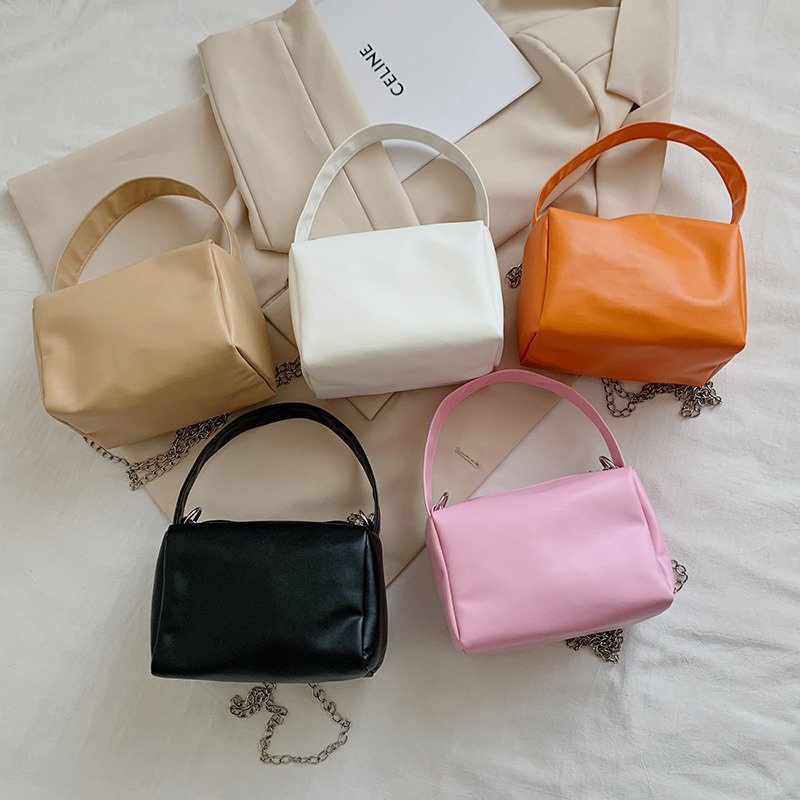 Túi Đeo Vai Màu Trơn Thiết Kế Đơn Giản Thời Trang Cho Nữ