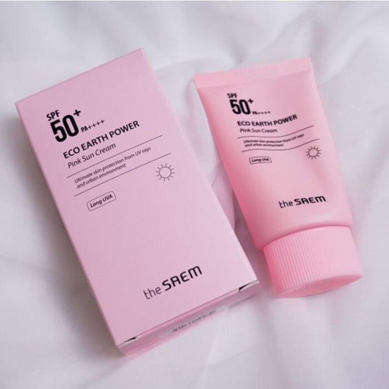 Kcn THE SAEM Eco Earth Power Pink hàn quốc