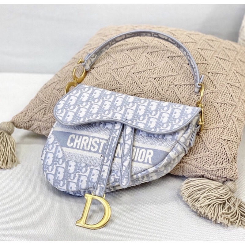 Túi yên ngựa hoạ tiết sz 24cm fullbox