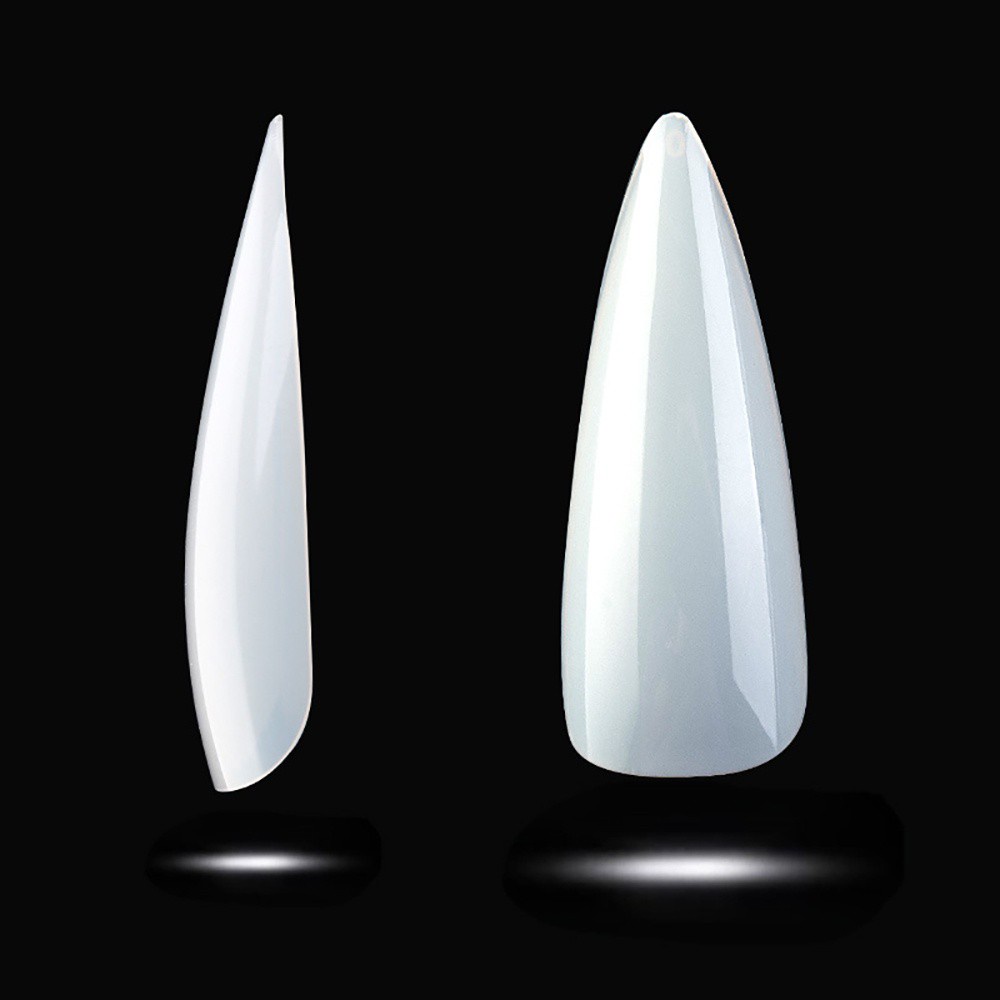 [Hàng mới về] Set 100 Móng Tay Giả Bằng Acrylic Nhiều Màu Sắc Dùng Để Trang Trí Diy