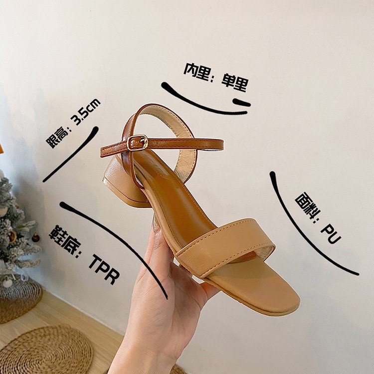 XẢ KHO (S49) Sandal nữ quai pha màu phong cách Vintage (Mã 300-sandal)