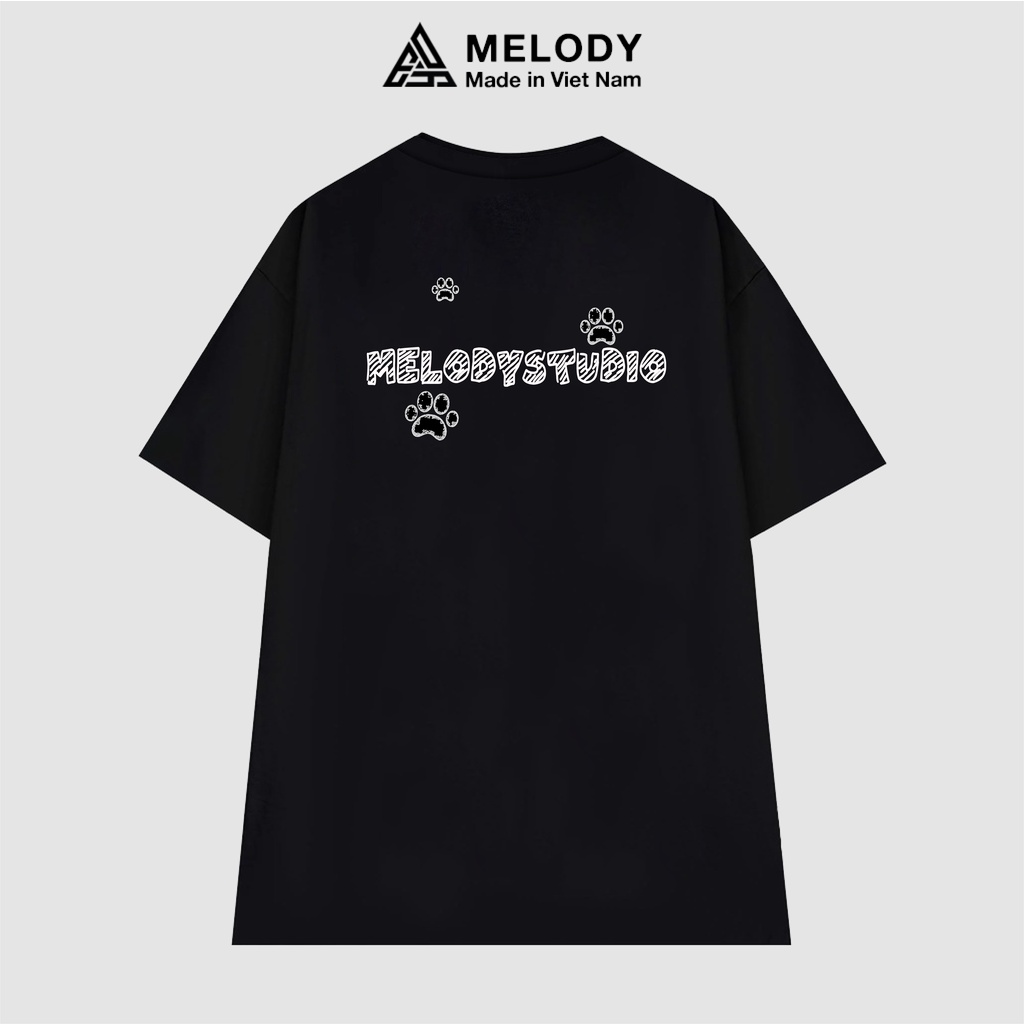 Áo Thun Unisex Nam Nữ Tay Lỡ Form Rộng Oversize Local Brand MELODY, Áo Phông Cotton 100% KIKI'SDELIVERYSERVICEJIJI Tee
