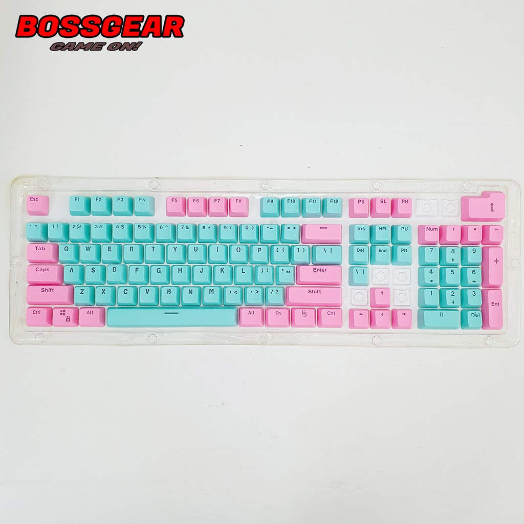 Bộ Keycap PBT 106 BG1-v2 Phím Double Shot Xuyên LED ( OEM Profile, Ansi layout )