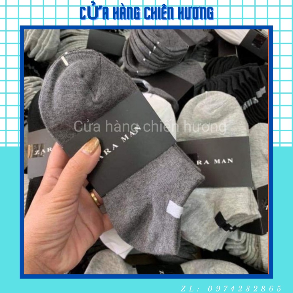 Tất Vớ Nam Nữ Cổ Ngắn Chất Đẹp, Mềm Mại Không Bai Xù