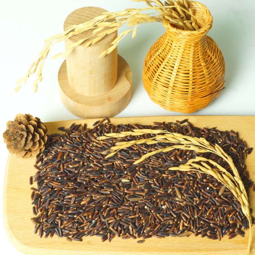 Gạo lứt ăn kiêng, giảm cân GUfoods (1kg) - Lứt huyết rồng / Huyết rồng xát dối / Lứt tím than - Phù hợp Thực dưỡnGUfoods | BigBuy360 - bigbuy360.vn