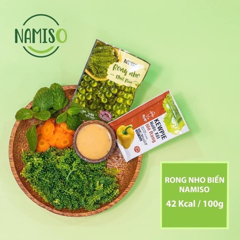 RONG NHO TÁCH NƯỚC NAMISO - HỘP 3 GÓI 75GR