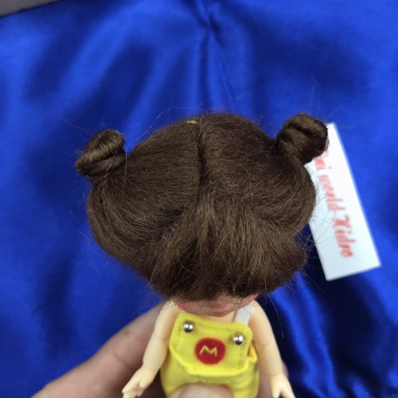 Wig cho búp bê BJD 1/12, 1/8, 1/6 Ming, Mong, Meng, tóc giả cho búp bê, wig len, chính hãng