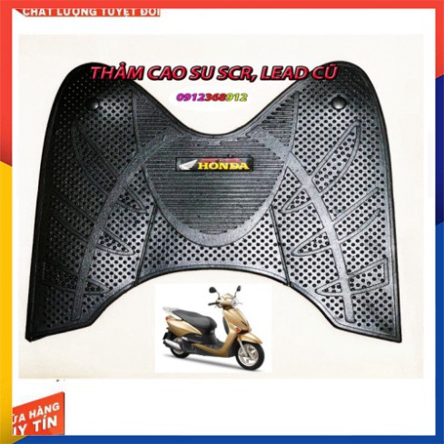 THẢM CAO SU CHO XE LEAD 2010 , SCR ( ĐEN LOẠI DÀY)