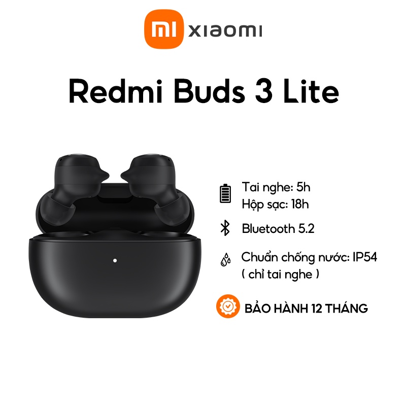 [Mã ELHACE giảm 4% đơn 300K] Tai nghe Xiaomi Redmi Buds 3 Lite - Hàng chính hãng | BH 12