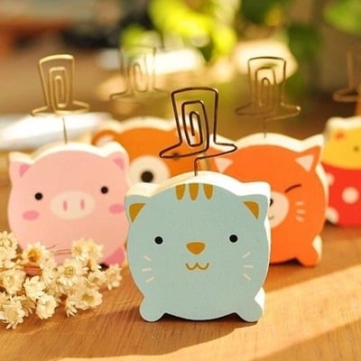 Kẹp ảnh gỗ hình thú