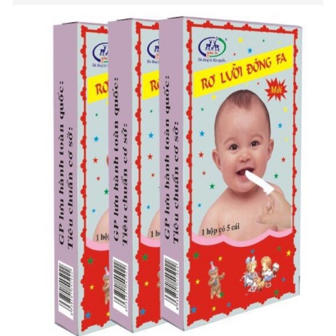 COMBO 10 HỘP TƯA LƯỠI ĐÔNG FA CHO BÉ 3 CON NAI