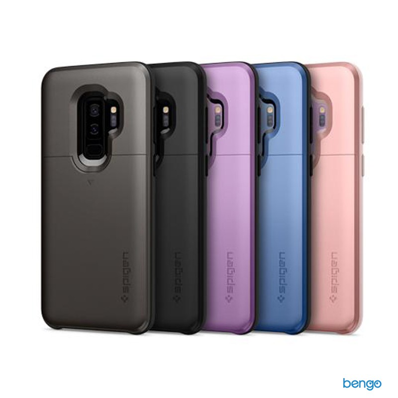 Ốp lưng Samsung Galaxy S9 Plus Spigen Slim Armor CS - Gunmetal