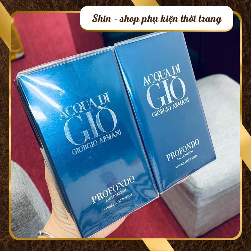 Nước hoa nam dầu thơm nam tính Acqua Di Giò Xanh Profumo 100ml lưu hương lâu mạnh mẽ cuốn hút - Shin Shop | BigBuy360 - bigbuy360.vn