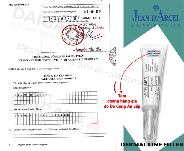 [GIÁ HUỶ DIỆT] Kem làm đầy nếp nhăn vùng mắt Jean D'Arcel