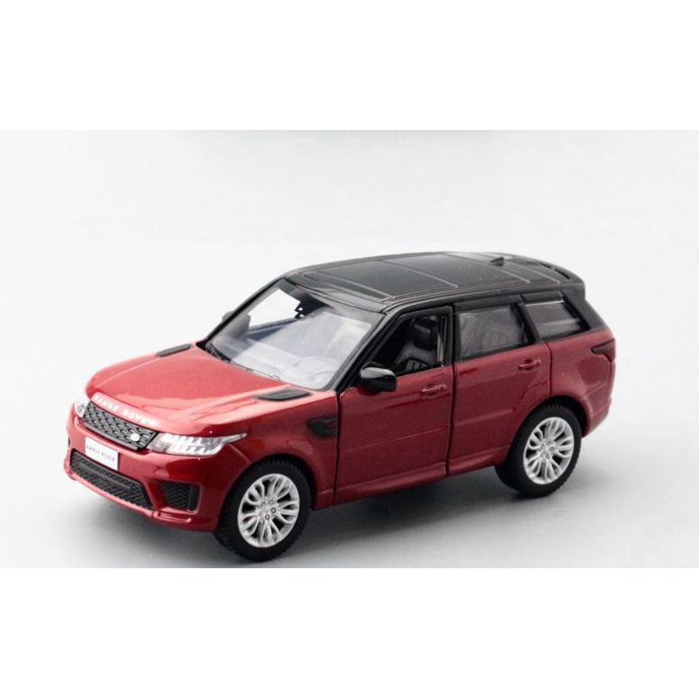 Mô hình xe Range Rover Sport 1:36 kim loại ô tô đồ chơi trẻ em Land Rover hãngJackiekim trưng bày oto mini xe hơi vỏ sắt