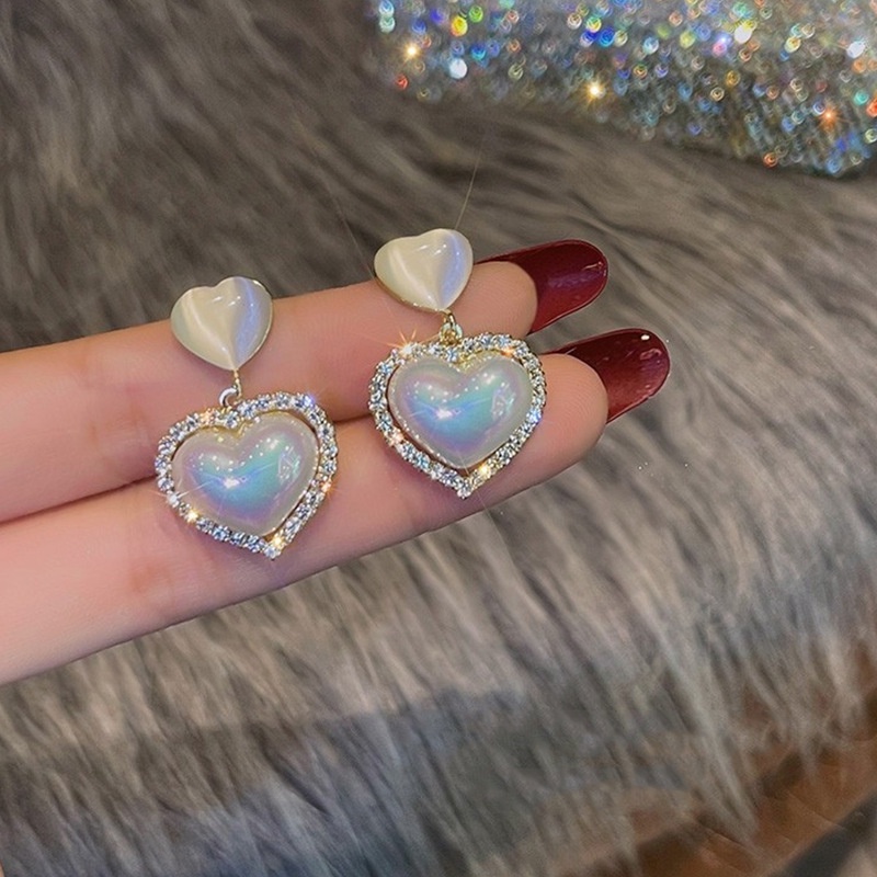 Bông Tai Mạ Bạc 925 Đính Đá Và Ngọc Trai Phong Cách Hàn Quốc 2022