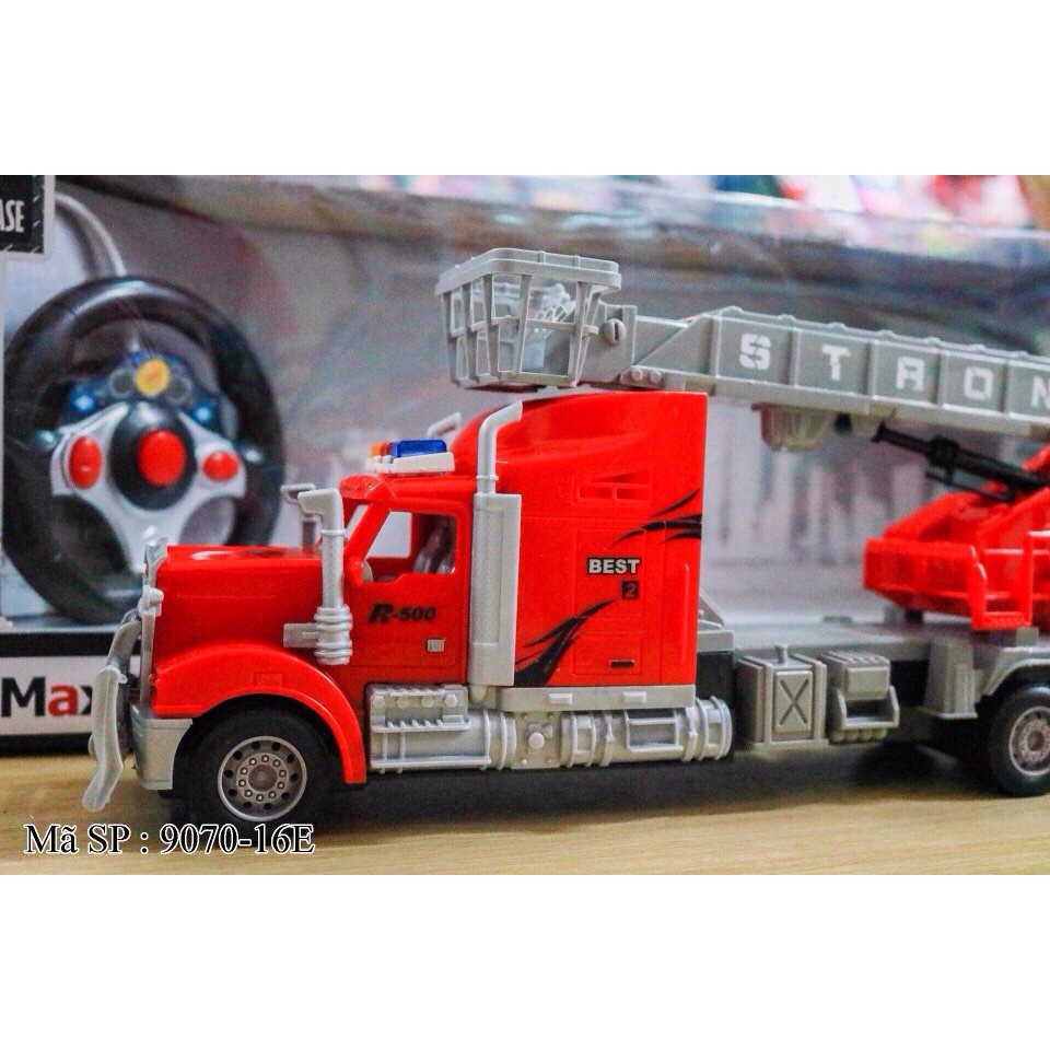 Xe Công Trình Thang Cứu Hỏa Điều Kiển Từ Xa - Max Truck Car Fire Fighting 27MHz RTR Electric RC