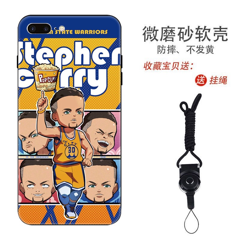 Ốp Điện Thoại Họa Tiết Ngôi Sao Bóng Rổ nba nba Cho IPHONE Apple 8 7plus 78 6s 5s Se