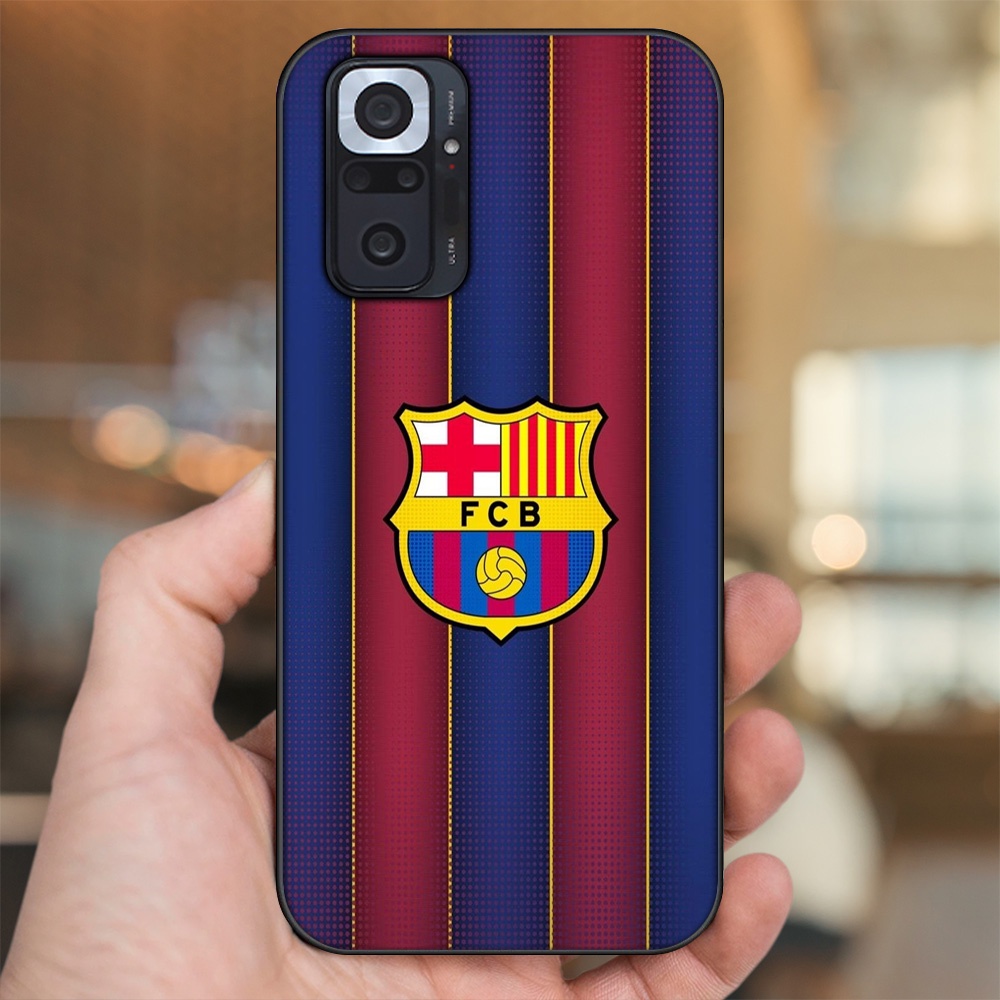 Ốp lưng Xiaomi Redmi Note 10 Pro viền đen in hình Barcelona Barca