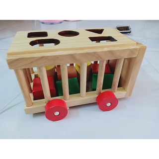[RẺ VÔ ĐỊCH] Xe cũi tập  thả hình cho bé