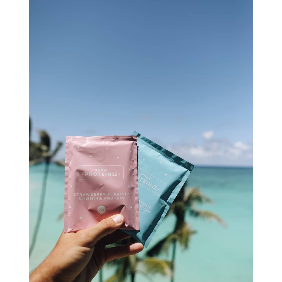 TÚI BỘT PROTEIN 40gr hàm lượng 22g Protein -Bondi Protein Co Slim It Blend Single Serve Sachet đủ vị giao ngẫu nhiên