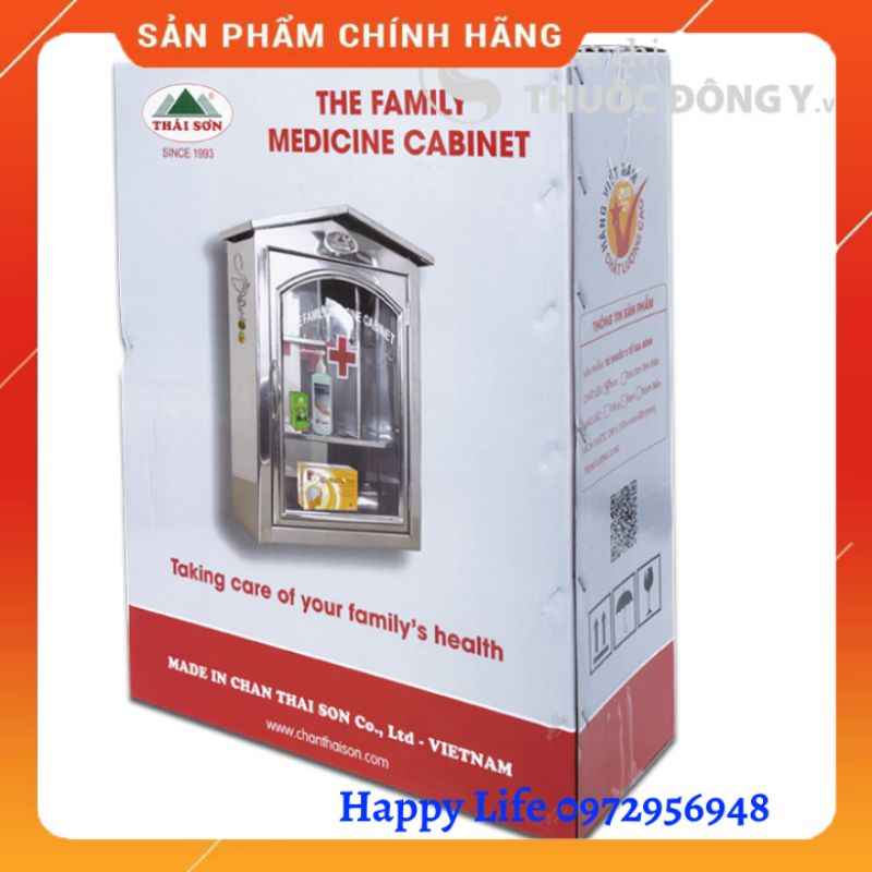 Tủ thuốc y tế inox, Tủ thuốc gia đình 29*11*42 (cm)