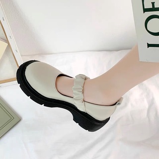 Giày búo bê Lolita 4 cm dây chun ôm chân phong cách Hàn Quôc