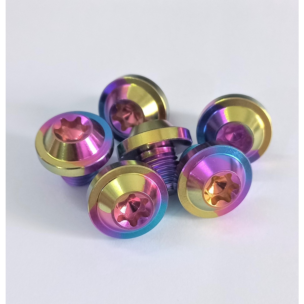 Ốc kiếng GR5 titan dù gắn cho nhiều dòng xe Ex, Win, DR W Sonic....