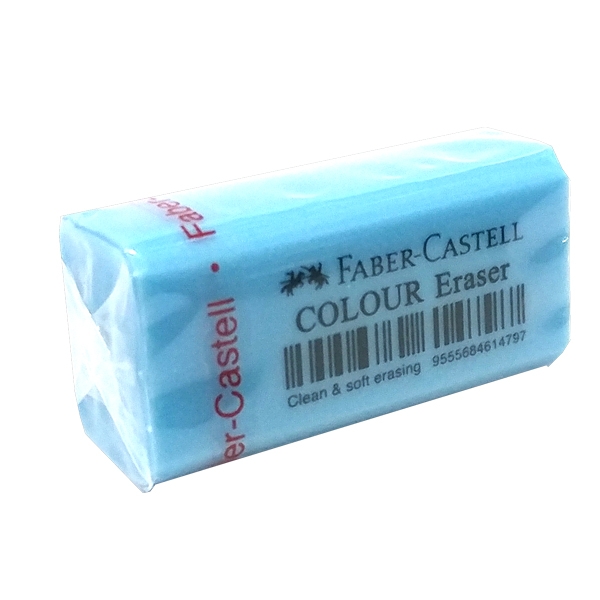 Gôm Color - Size 48 - Faber-Castell 187205 - Màu Xanh - Faber-Castell