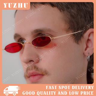 Kính mát gọng kim loại hình oval phong cách retro cho nam nữ