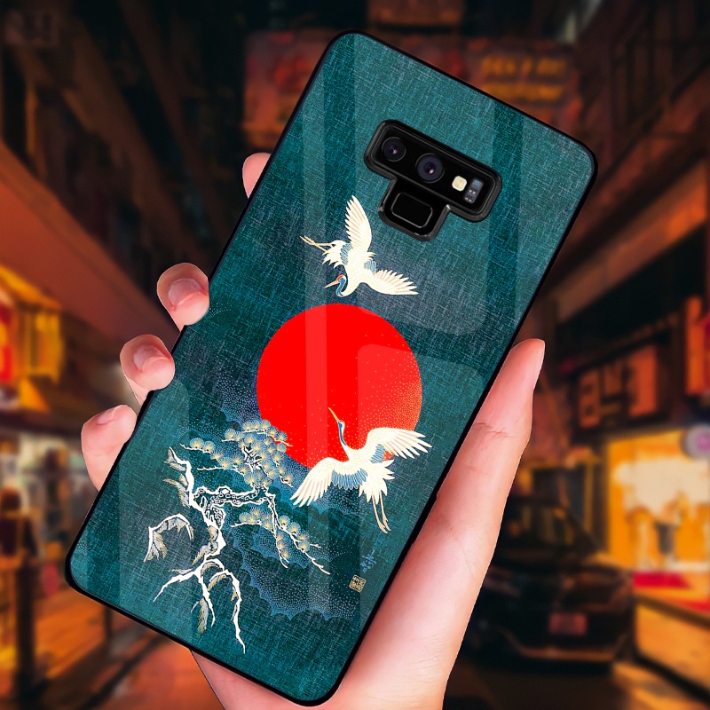 Ốp Lưng Samsung Note 9 Mặt kính cường sang trọng, cao cấp, sáng bóng