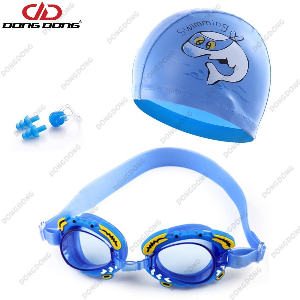 Bộ Kính Bơi Trẻ Em 4700 Gồm Mũ Bơi, Bịt Tai Kẹp Mũi, Đồ Bơi Cho Bé Thời  Trang Cao Cấp - Dongdong | Shopee Việt Nam