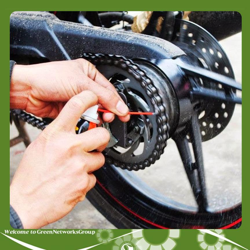 Bảo dưỡng sên xích vệ sinh xe máy mô tô V-upturn Chain Wax 82ML Greennetworks