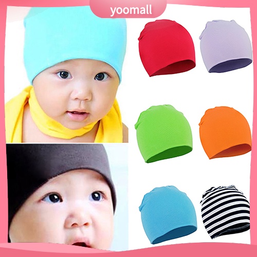 Nón trùm đầu chất liệu cotton dễ thương cho bé